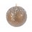 Ёлочное украшение Шар золотой 9,5 см - изображение 1
