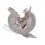Ёлочное украшение Гранат серебристый 11,5 см - изображение 2