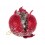 Ёлочное украшение Гранат красный с серебром 10,5 см - изображение 2