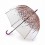 Женский зонт-трость прозрачный Fulton L042 Birdcage-2 Hippie Scatter - изображение 1