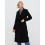 Удлененное женское пальто Season Дороти-1 черного цвета - изображение 3