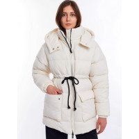 Женская зимняя куртка Season Клауди на синтепухе молочного цвета