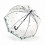 Женский зонт-трость прозрачный Fulton L042 Birdcage-2 Dog & Bone - изображение 1