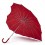 Женский зонт-трость Fulton Heart Walker-1 L909 Red - изображение 3