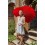 Женский зонт-трость Fulton Heart Walker-1 L909 Red - изображение 4