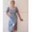 Платье миди Дора Season голубое в мелкий цветочек - изображение 5