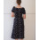 Платье миди Дора Season темно-синее в мелкий цветочек - изображение 6