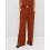 Женские брюки из льна и вискозы Season коньячного цвета - изображение 1