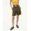 Женские шорты из льна и вискозы Season цвета хаки - изображение 1