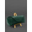 Кожаный чехол для очков Blanknote с клапаном на магните Зеленый Краст - изображение 1