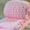 Плед крупной вязки ручной работы Homytex 130 * 170 см Розовый - изображение 3