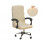 Чехол на офисное кресло Homytex цельный водоотталкивающий Кремовый - изображение 2
