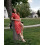 Платье миди Дора Season красное в цветы - изображение 3