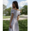 Платье миди Дора Season белое в цветы - изображение 4