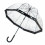 Женский зонт-трость прозрачный Fulton L042-041215 Birdcage-2 Cats - изображение 3