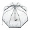 Женский зонт-трость прозрачный Fulton L042-041215 Birdcage-2 Cats - изображение 6