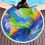 Пляжное полотенце с бахромой круглое Homytex 150*150 Феерия - изображение 1