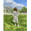 Льняное платье Аида Season кремового цвета - изображение 5