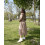 Льняное платье Аида Season бежевого цвета - изображение 3