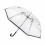 Женский зонт-трость прозрачный Fulton L911 Invertor Clear