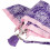 Зонт женский Fulton L926 Curio-2 UV Sketchy Rose - изображение 5
