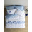 Комплект постельного белья с вышивкой Cotton Box Onella Mavi 200x220 - изображение 1