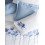 Комплект постельного белья с вышивкой Cotton Box Onella Mavi 200x220 - изображение 2