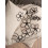 Комплект постельного белья с вышивкой Cotton Box Panos Kahve 200x220 - изображение 2