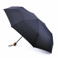 Мужской складной зонт Fulton G868 Hackney-2 Charcoal Check
