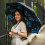 Женский зонт-трость Fulton Bloomsbury-2 Night Sky Flowers - изображение 3