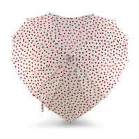 Женский зонт-трость Fulton Heart Walker-1 Mini Hearts