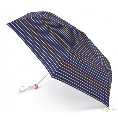 Складной зонт Fulton Superslim-2 Rainbow Pinstripes