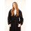 Женское пальто-халат Season Грэйс черное - изображение 4
